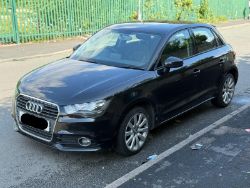 2013 AUDI A1 SPORT TDI – MANUAL – 1.6 DIESEL – BLACK – 184K MILES >>--NO VAT ON HAMMER--<<