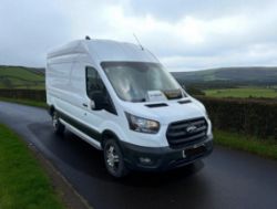 **(ONLY 27K MILEAGE)** 2022 FORD TRANSIT 350 TDCI ECOBLUE L3L2 – 2.0 DIESEL 130 BHP PANEL VAN