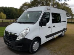 **(ONLY 90K MILEAGE)** 2018 VAUXHALL MOVANO 2.3 CDTI H2 130PS WELFARE VAN>>--NO VAT ON HAMMER--<<