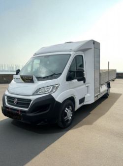 **(ONLY 49K MILEAGE)** 2019 (69 REG) FIAT DUCATO 35 MULTIJET DROPSIDE FLATBED – 130 BHP