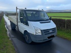 2011-11 REG FORD TRANSIT T350 MWB DROPSIDE – 103KMILES