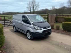 **(ONLY 75K MILEAGE)** 2014 FORD TRANSIT CUSTOM 290 TDCI 125 BHP SWB >>--NO VAT ON HAMMER--<<