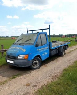 1994 FORD TRANSIT 190D LWB FLATBED – SPARES OR REPAIRS