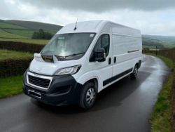 **(ONLY 26K MILEAGE)** 2023 (23 REG) PEUGEOT BOXER 335 PROFESSIONAL PREMIUM L3H2 BLUEHDI