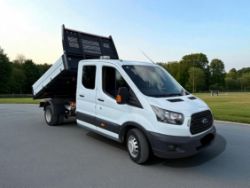 2018 FORD TRANSIT 2.0 TDCI 130 BHP CREWCAB TIPPER – TWIN REAR WHEEL>>--NO VAT ON HAMMER--<<
