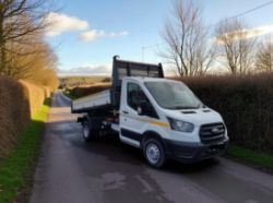 **(ONLY 75K MILEAGE)** 2019 FORD TRANSIT 350 LEADER TDCI TIPPER PICKUP – 2.0L DIESEL – EURO 6