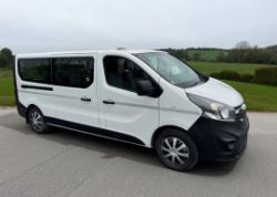 2017 VAUXHALL VIVARO LWB 9-SEATER MINIBUS – EURO 6