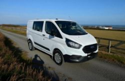 **(ONLY 112K MILEAGE)** 2021 FORD TRANSIT CUSTOM 280 LEADER CREW VAN>>--NO VAT ON HAMMER--<<