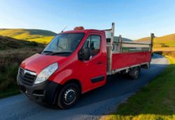 2017 VAUXHALL MOVANO 2.3 BITURBO LWB 14FT6 DROPSIDE TRUCK WITH TAIL LIFT