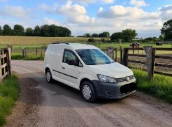 2012 VOLKSWAGEN CADDY C20 TDI SWB DIESEL VAN>>--NO VAT ON HAMMER--<<