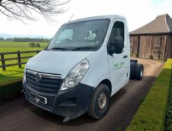 2016 VAUXHALL MOVANO 2.3 CDTI RWD L2H1 MWB CHASSIS CAB