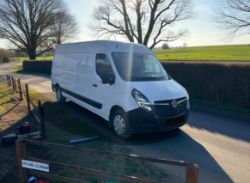 *(ONLY 61K MILEAGE)*2021/21 VAUXHALL MOVANO L3H2 F3500 CDTI 135BHP LWB DIESEL >--NO VAT ON HAMMER--<