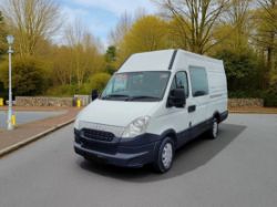 **(ONLY 62K MILEAGE)** 2014 IVECO DAILY 35S15 – 130BHP MWB CREW VAN >>--NO VAT ON HAMMER--<<