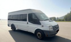 **(ONLY 100K MILEAGE)** 2011 FORD TRANSIT LWB 17-SEATER MINIBUS