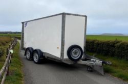 IFOR WILLIAMS BV126 BOX TRAILER