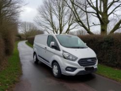 *(ONLY 97K MILEAGE)*2019 FORD TRANSIT CUSTOM 280 TREND TDCI 130BHP L1H1 SWB >-NO VAT ON HAMMER-<