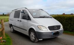 2007 MERCEDES-BENZ VITO 111 CDI LONG CREW CAB VAN >>--NO VAT ON HAMMER--<<
