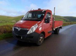 2017 VAUXHALL MOVANO LWB DROPSIDE TRUCK – 3.5 TON – EURO 6 – TAIL LIFT – TWIN REAR WHEELS
