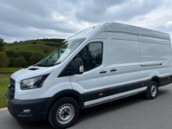 **(ONLY 61K MILEAGE)** 2023 FORD TRANSIT T350 130 BHP EXTRA LONG WHEELBASE HIGH ROOF JUMBO