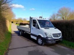 **(ONLY 30K MILEAGE)** 2017 MERCEDES-BENZ SPRINTER 314CDI XLWB DROPSIDE PICKUP