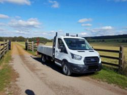 **(ONLY 99K MILEAGE)** 2021 (71 PLATE) FORD TRANSIT 350 LEADER XLWB L4HI >>--NO VAT ON HAMMER--<<