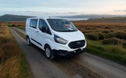 **(ONLY 110K MILEAGE)** 2020 FORD TRANSIT CUSTOM 280 LEADER CREW VAN>>--NO VAT ON HAMMER--<<