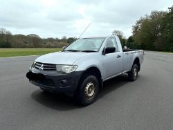 **(ONLY 82K MILEAGE)** 2013 MITSUBISHI L200 4WORK 2.5 DI-D SINGLE CAB>>--NO VAT ON HAMMER--<<