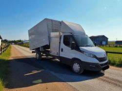 2021 IVECO DAILY 35S14 LWB 135BHP HIGH SIDE ALLOY TIPPER PICKUP >>--NO VAT ON HAMMER--<<