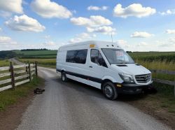 **(ONLY 87K MILEAGE)** 2014 MERCEDES-BENZ SPRINTER 516 CDI TRW LWB>>--NO VAT ON HAMMER--<<