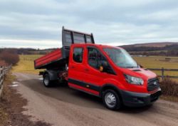 *(ONLY 105K MILEAGE)*2018 (68 PLATE) FORD TRANSIT 350 TDCI 130BHP RWD L3 LWB>-NO VAT ON HAMMER-<