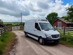 2016 MERCEDES-BENZ SPRINTER 313CDI 130BHP MWB FRIDGE FREEZER >>--NO VAT ON HAMMER--<<