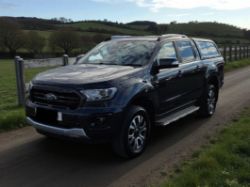 **(ONLY 79K MILEAGE)** 2021 FORD RANGER WILDTRAK DOUBLE CAB 4X4 TDCI>>--NO VAT ON HAMMER--<<