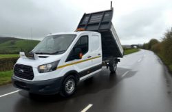 **(ONLY 75K MILEAGE)** 2019 FORD TRANSIT T350 DOUBLE CAB TIPPER
