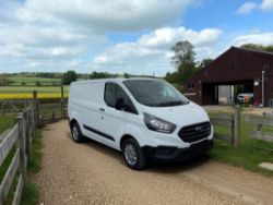 **(ONLY 96K MILEAGE)** 2019 FORD TRANSIT CUSTOM 280 LEADER TDCI >>--NO VAT ON HAMMER--<<