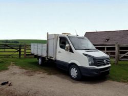 2014 VOLKSWAGEN CRAFTER T30S 140TDI LWB DROPSIDE PICKUP >>--NO VAT ON HAMMER--<<