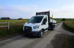 **(ONLY 59K MILEAGE)** 2021 ON 21 PLATE FORD TRANSIT 350 LEADER TDCI RWD TIPPER PICKUP