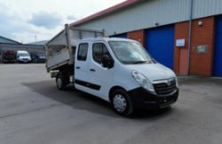 2018 ON 18 PLATE VAUXHALL MOVANO L2HIR 3500 CDTI DOUBLE CAB>>--NO VAT ON HAMMER--<<