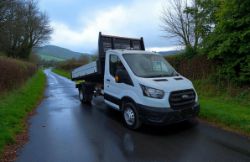 **(ONLY 46K MILEAGE)** 2020 ON 70 PLATE FORD TRANSIT 350 LEADER TDCI LWB RWD TIPPER PICKUP