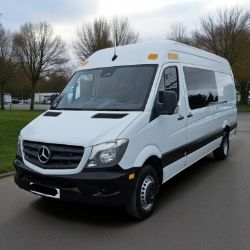 **(ONLY 103K MILEAGE)**2018 MERCEDES-BENZ SPRINTER 516 CDI LWB CREW VAN >>--NO VAT ON HAMMER--<<