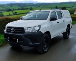 **(ONLY 87K MILEAGE)** 2019 TOYOTA HILUX D-4D 4WD 150BHP DOUBLE CAB PICK UP