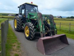 1989 JOHN DEERE 1950 LOADER TRACTOR