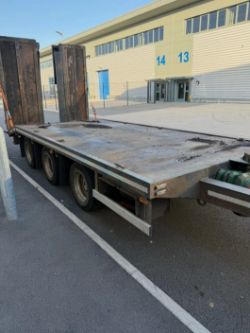 2015 CHIEFTAIN 3-AXLE DRAWBAR LOW LOADER – DIGGER / PLANT TRAILER