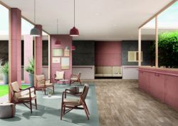 CHEAP IVC COMMERCIAL FLOORING (50M2) TEMPO VINYL OXLEY CONCRETE 695 - RRP £1,250