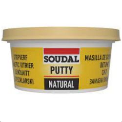 250 X SOUDAL LINSEED OIL PUTTY 1KG
