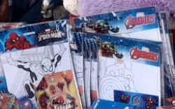 COULORING AND STICKER PACKS MARVEL DISNY PRINCESS FINDING DORY 47X UNITS