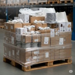 PALLET CONTAINING UNMANIFESTED 35X LAMP PARTS (JOHN LEWIS) - CUSTOMER RETURNS