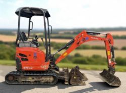 KUBOTA U17-3 – 1.7T MINI EXCAVATOR / DIGGER – 2020