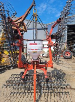 BROWNS UMIS-MIS – 6M GRASS HARROW WITH SEEDER