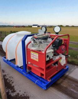 UNUSED HOT WASH PRESSURE WASHER WATER BOWSER – 1000 LITRE