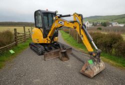 JCB 8025 ZTS MINI EXCAVATOR / DIGGER – 2017